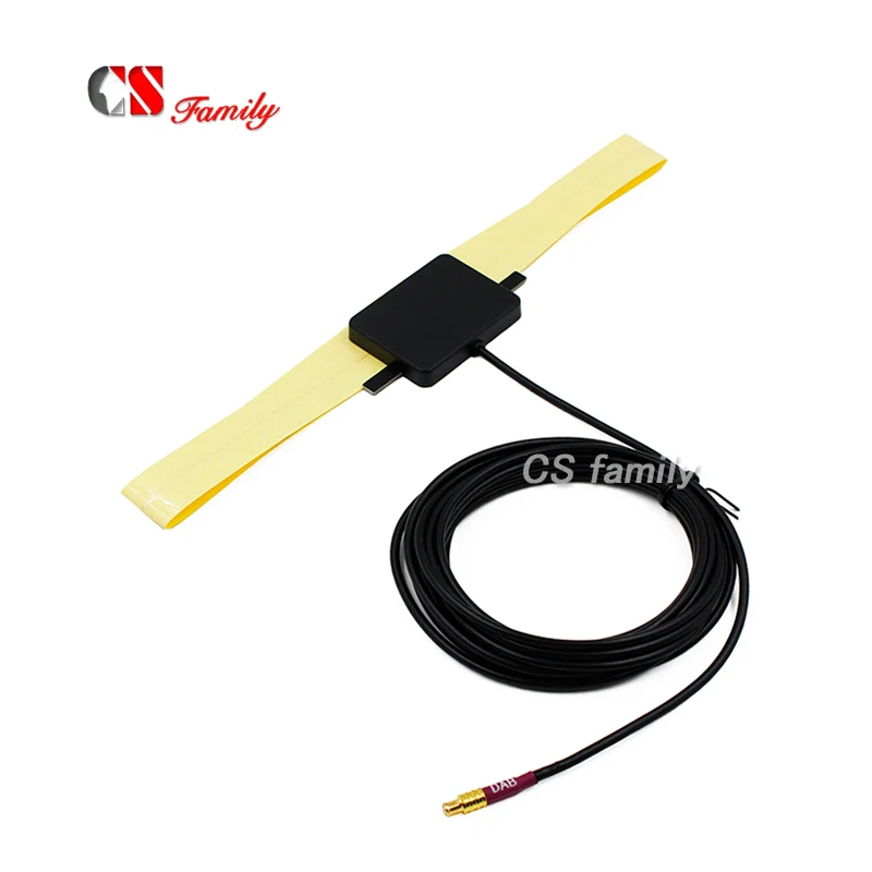 

Car Dab Patch Antenna,dab car aerial with MCX male connector,3m cable