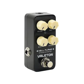 

Valeton Coral Series Hell Flame Extreme Distortion Analog Bass Electric Guitar Effect Pedal True Bypass CDS-3