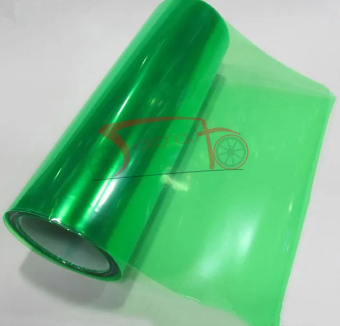 

Green Car Headlamp Film Tail lamp Membrane Protective Film HeadLight Sticker Vinyl Film 30*900cm Roll Sticker