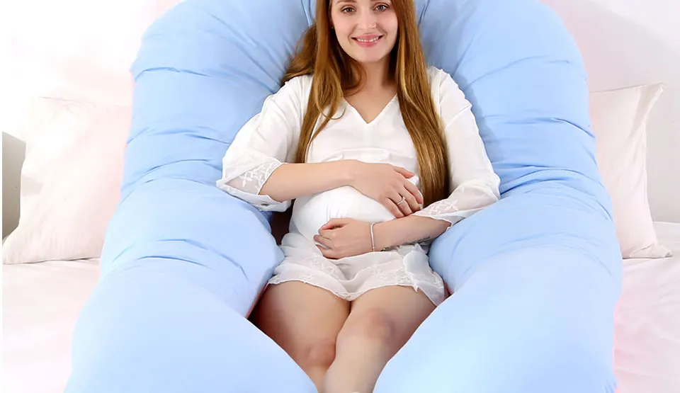 120*65 см, Подушка для беременных, для женщин, для сна, поддерживающая тело, хлопковая наволочка, u-образная Подушка для беременных, для беременных, для сна, постельные принадлежности