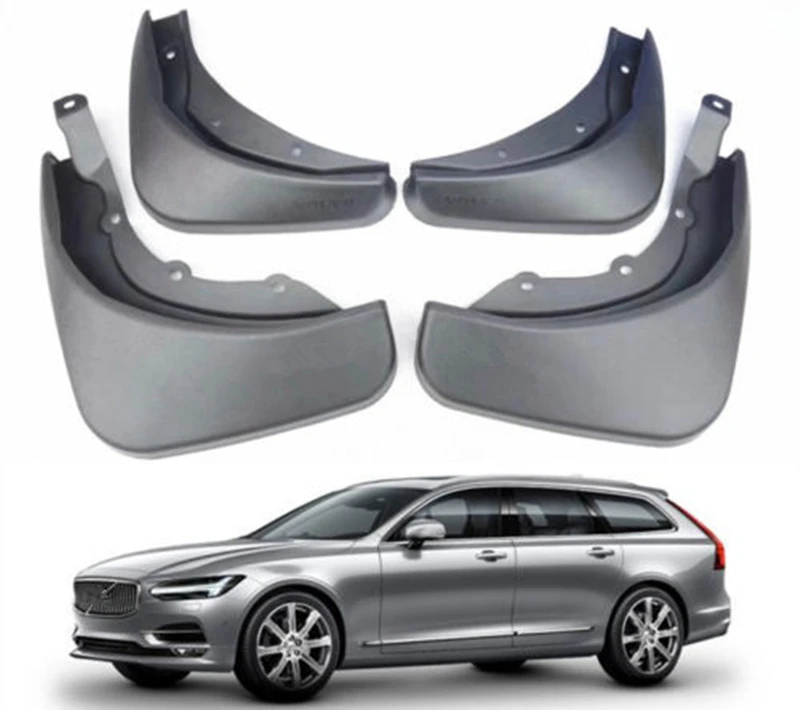 Car FRONT & REAR Splash Guards Mud Guards Mud Flaps Fit FOR 2016-2018 Volvo V90 fender 4pcs/set Car FRONT & REAR Splash Guards Mud Guards Mud Flaps Fit FOR 2016-2018 Volvo V90 fender 4pcs/set