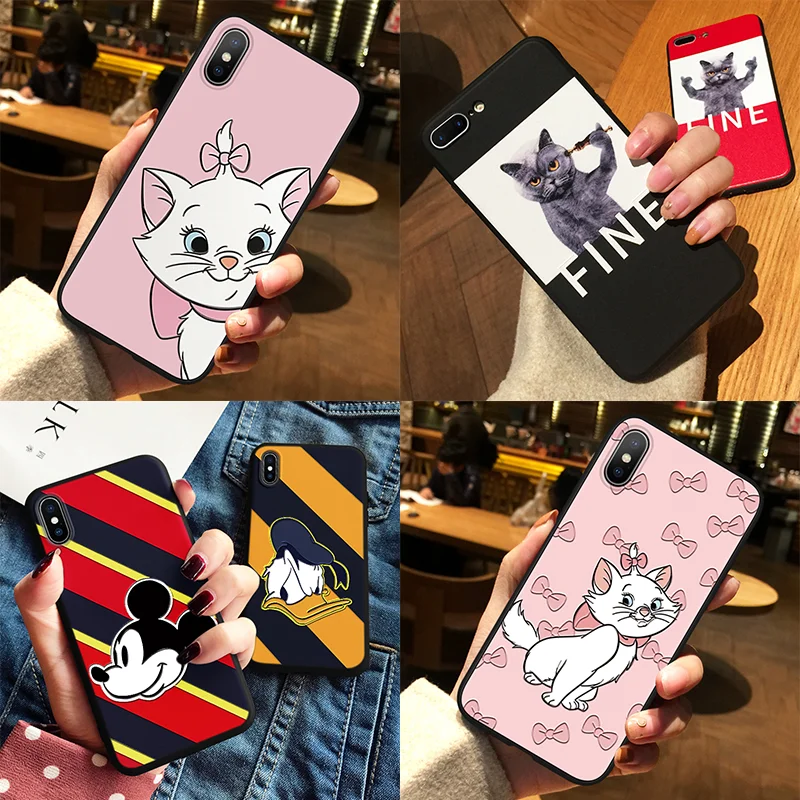 

3D Emboss Cartoon Unicorn Cats Phone Case For iPhone XS Max X XR XS Soft Silicone TPU Coque For iPhone 7 8 6 6S Plus Back Cover