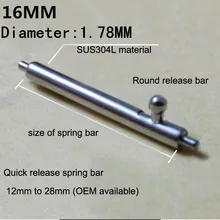 50 шт./лот, 12 мм, 14 мм, 16 мм, 26 мм, пружинный переключатель, набор инструментов для ремонта часов, пружинный бар, запчасти для часов, нержавеющая сталь 304