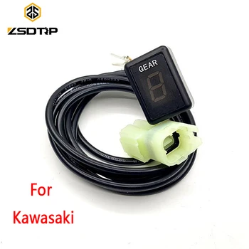 

ZSDTRP Ecu Plug Mount 6 Speed Gear Display Indicator 1-6 Level Digital Gear Indicator For Kawasaki Motorcycle