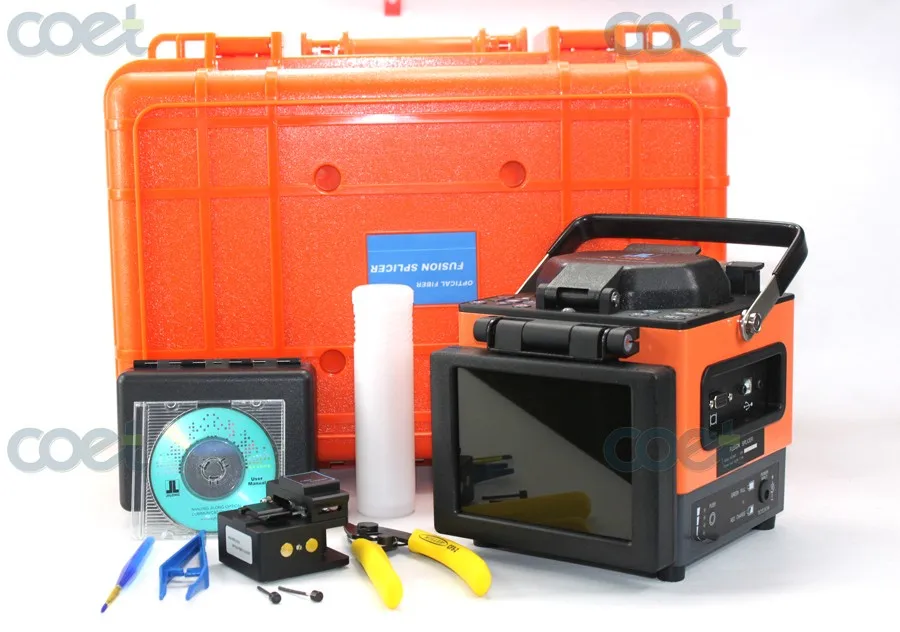 

splicing machine JILONG KL-300T Optical Fiber Fusion Splicer with fiber cleaver