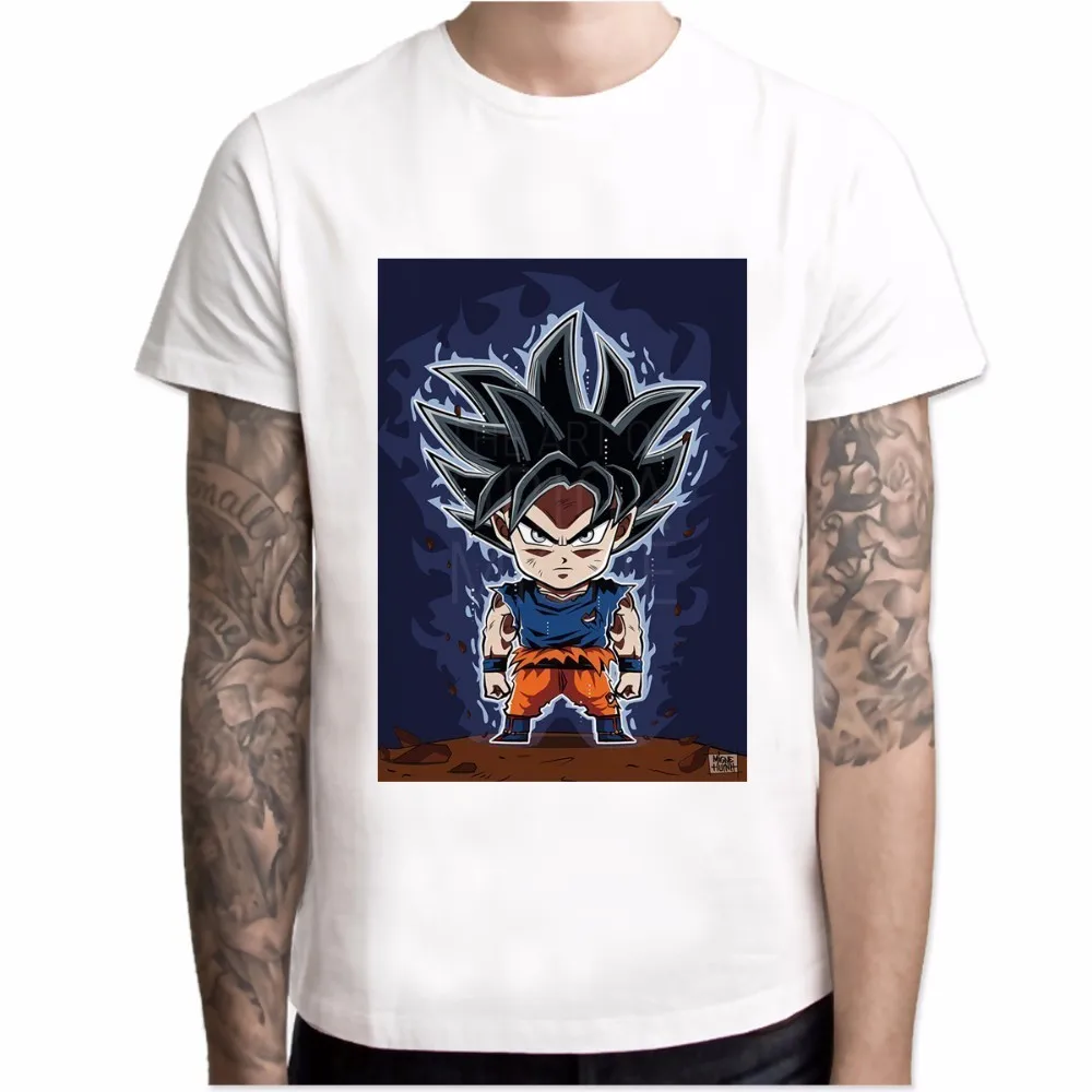 Футболка Мужская Супер dbz футболка vegeta goku saiyan супер футболка dragon ball косплей костюм dragon ball z - Цвет: 5019