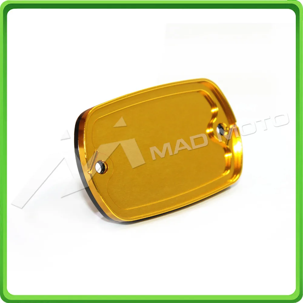 2pcs Brake Fluid Tank Cap Oil Cover For Yamaha TMAX 530 2012 2013 2014 2015 2016 Gold color (6)