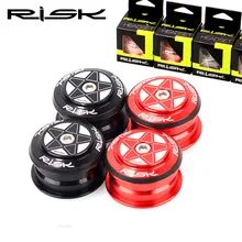RISK 1-1/8 Bike Headset Bike Aluminum 7075 CNC Sealed Bearing Bicycle Headset 44 mm Bike Parts
