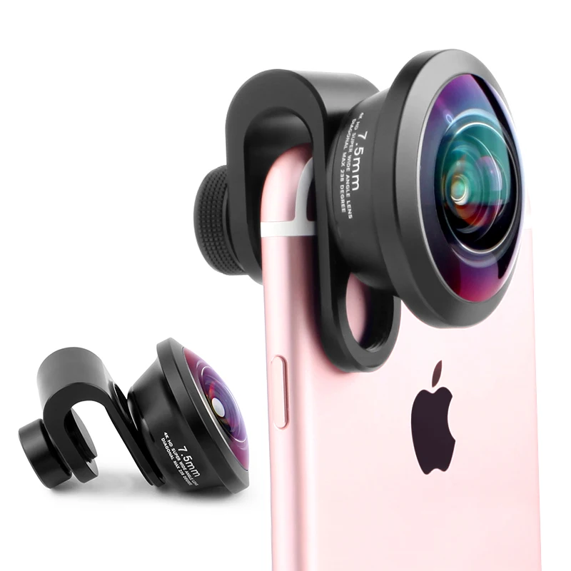 Телефон Камера объектив 238 градусов рыбий глаз HD Широкий формат для iPhone X 7 Plus samsung
