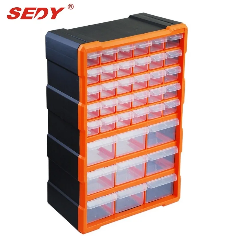

39 Drawers Storage Cabinet Tool Box Chest Case Plastic Organizer Toolbox Bin