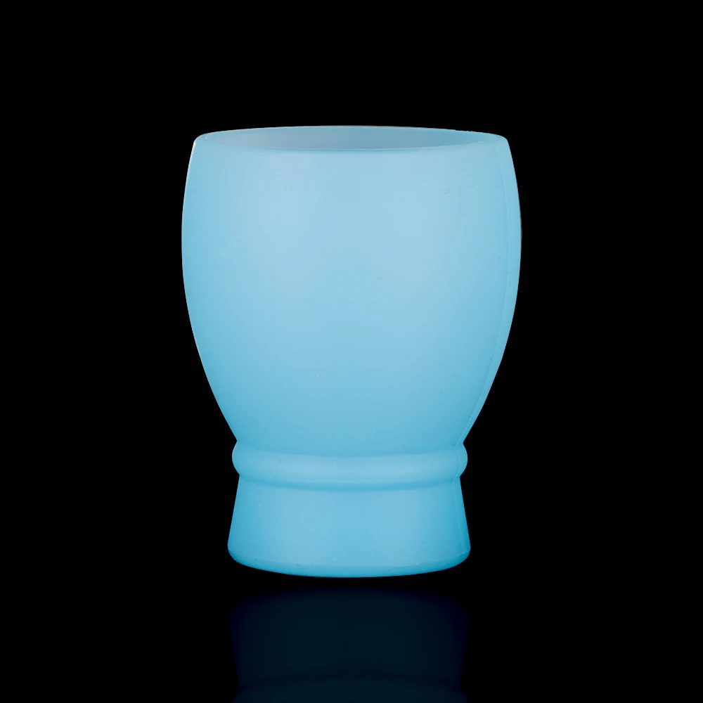 1 шт. экологически чистые пивные кружки практичное портативное красочное Силиконовое для вина чашка для воды и чая кружка для виски для дома и путешествий на открытом воздухе - Цвет: blue