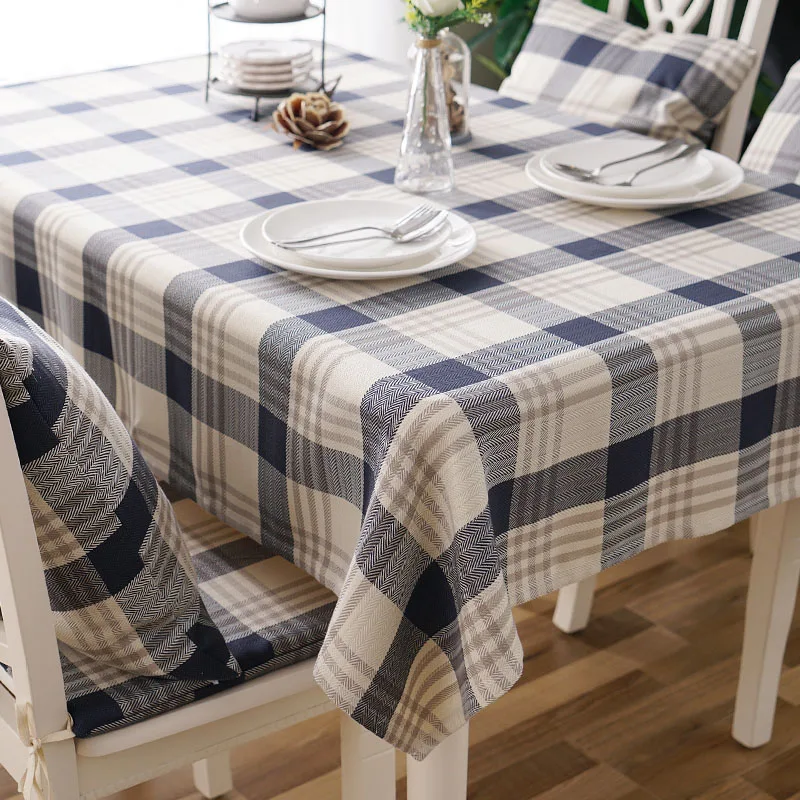 Mediterranean lattice table cloth modern simple living room coffee
