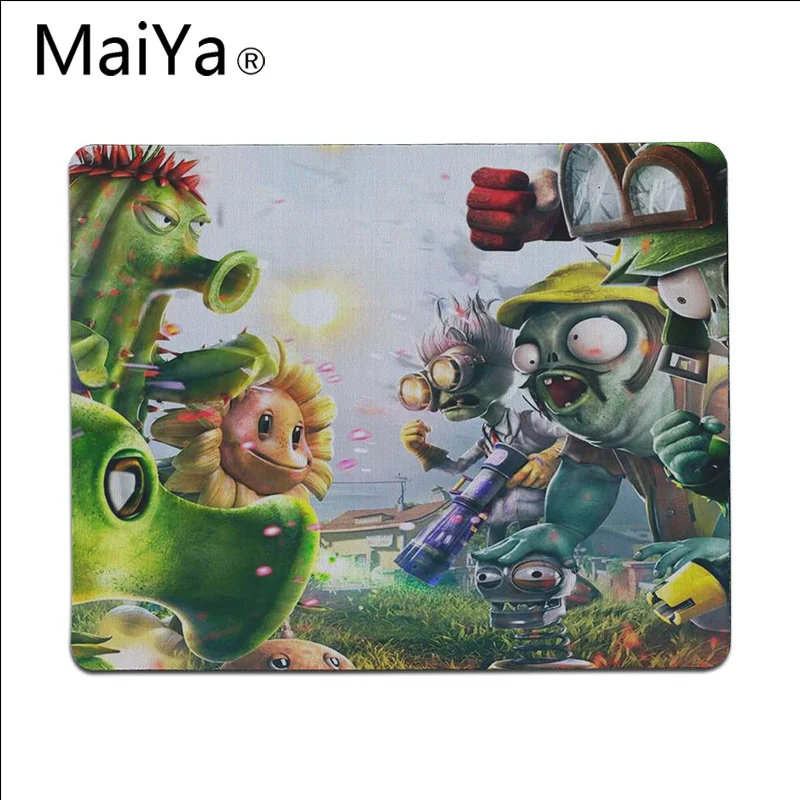 Maiya высокое качество Растения против Зомби садовая война красивый Аниме Матовый коврик для мыши PC Компьютерная игровая коврик для мыши - Цвет: Lock Edge18x22cm