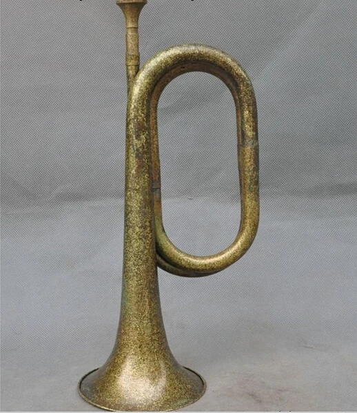 ZSR 1019+++++++13"Old China Folk pure Bronze Musical Instrument Melody