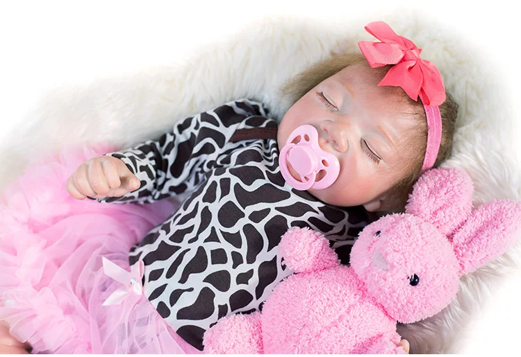 Reborn baby силиконовые куклы 20 &quot48 см Поддельные Детские настоящие спящие игрушки