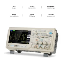 2CH 200 МГц цифровой осциллограф Сфера Метр 8-битный логический анализатор 1GSa/s частота дискретизации GA1202CAL+ 232/USB осциллограф