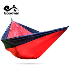 Модный двойной гамак для кемпинга портативный походный гамак для кемпинга нейлоновый тканевый гамак для двух человек