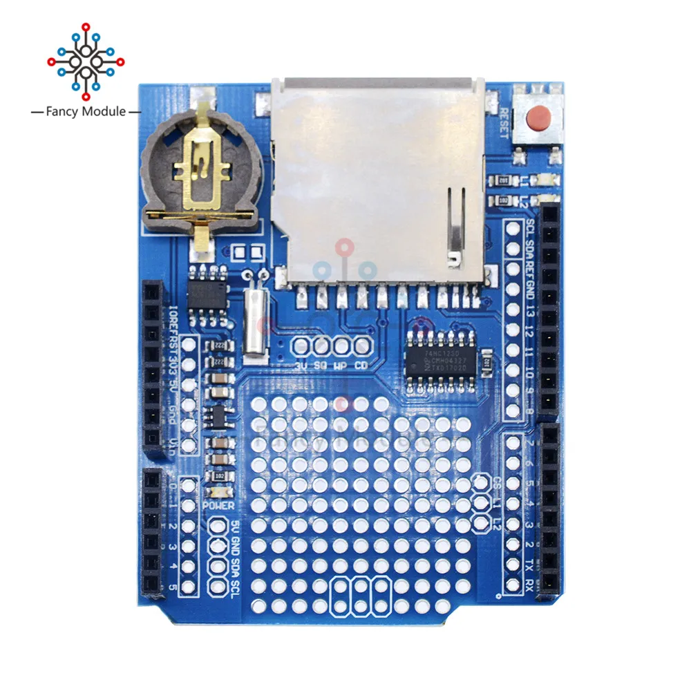 Новый модуль регистрации данных устройство V1.0 для SD карты Arduino UNO R3|shield for arduino