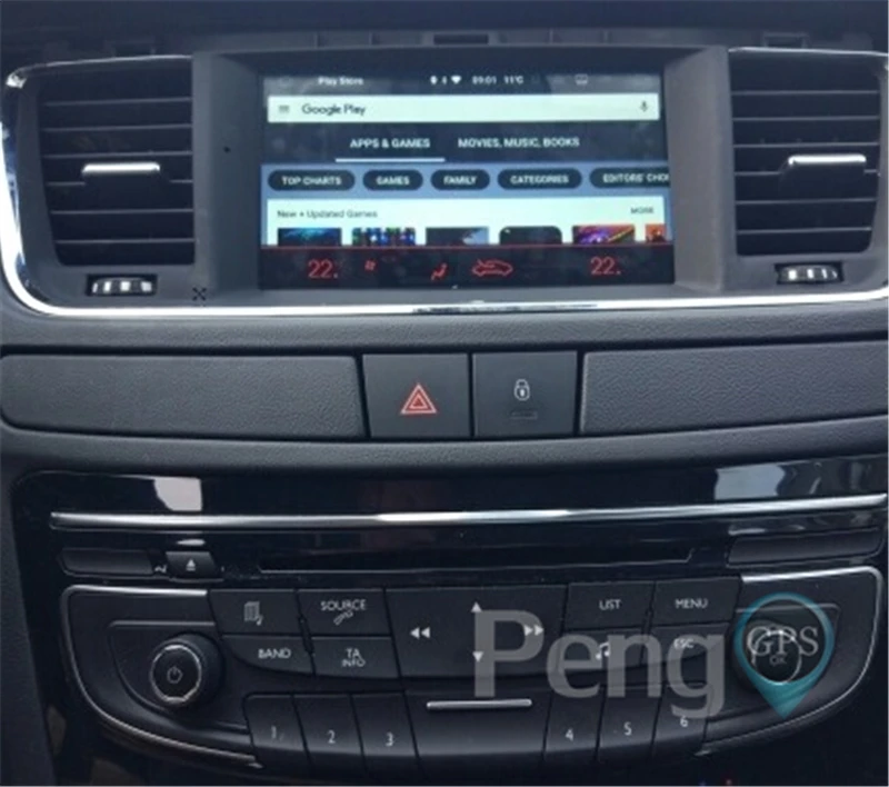 2 Din Android 9,0 автомобиль радио для peugeot 508 2011 2012 2013 gps навигации CD DVD плеер планшет мультимедийная Главная панель