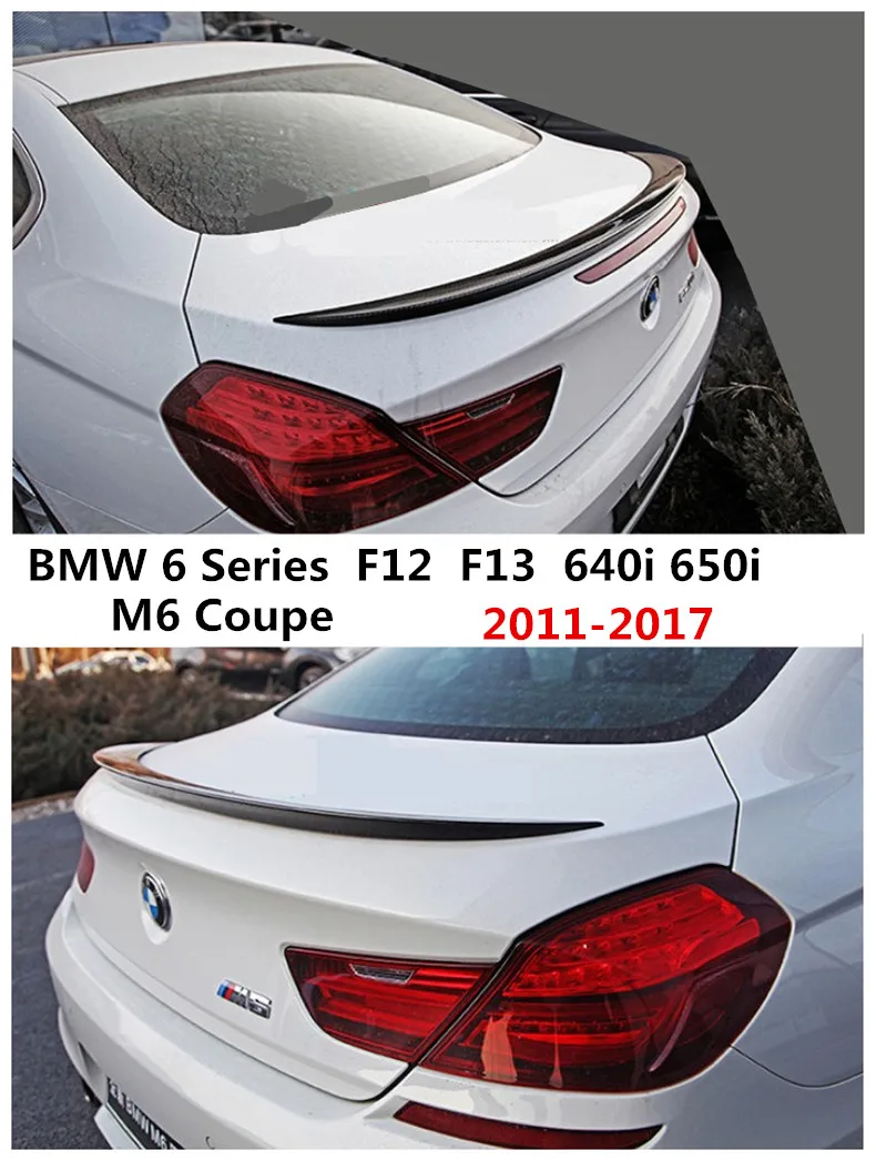 Спойлер HLONGQT из углеродного волокна для BMW 6 серии M6 Coupe F12 F13 640i 650i 2011 2017