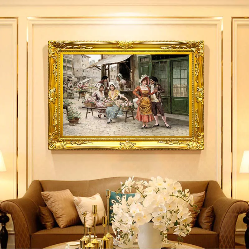 Ручная роспись Картина на холсте современный европейский рынок картины маслом