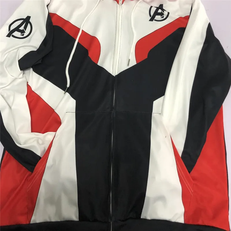 Free Ship 2019 new Iron Man Hoodies suit Avengers Endgame Quantum Realm Sweatshirt Jacket Advanced Tech Hoodie Cosplay Costumes