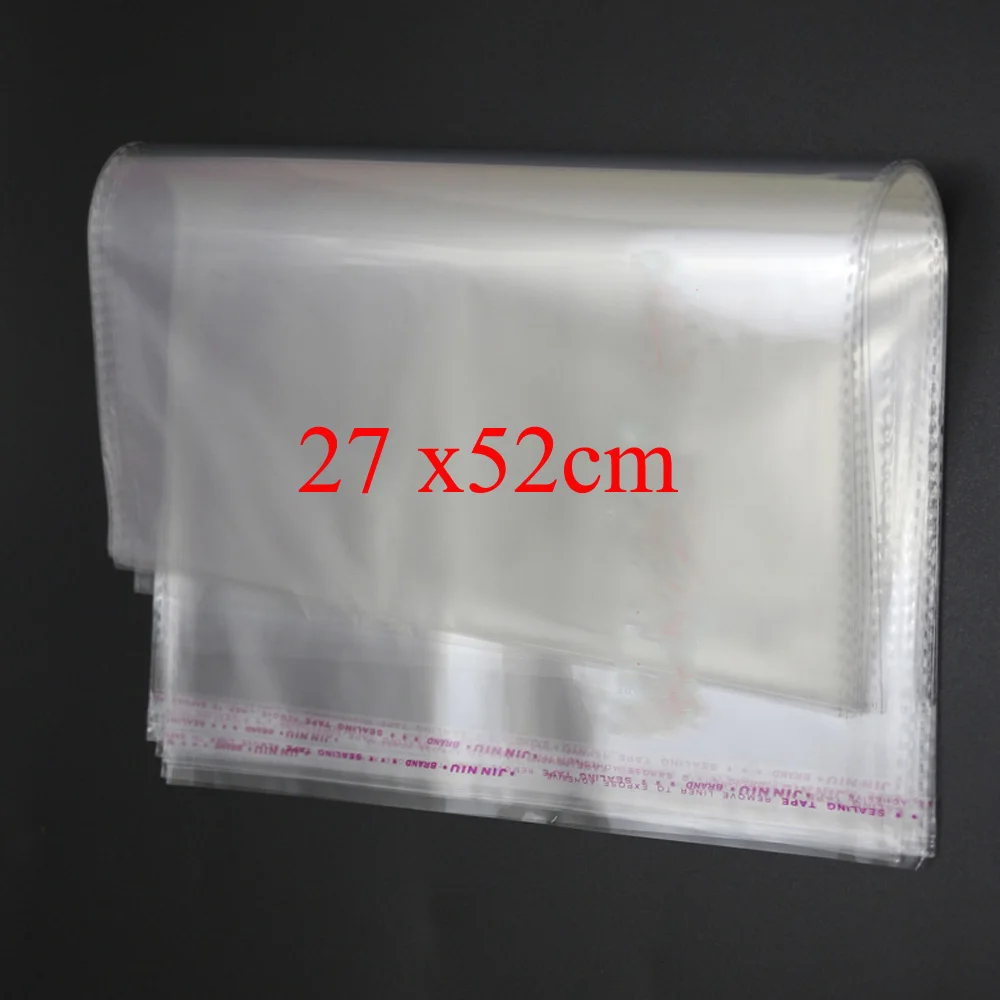 10 x 14 100 X PLASTIC CLEAR SELF ADHESIVE SELF SEAL RESEALABLE CELLOPHANE BAGS PEAL AND SEAL ALL SIZE 25 cm x 35 cm
