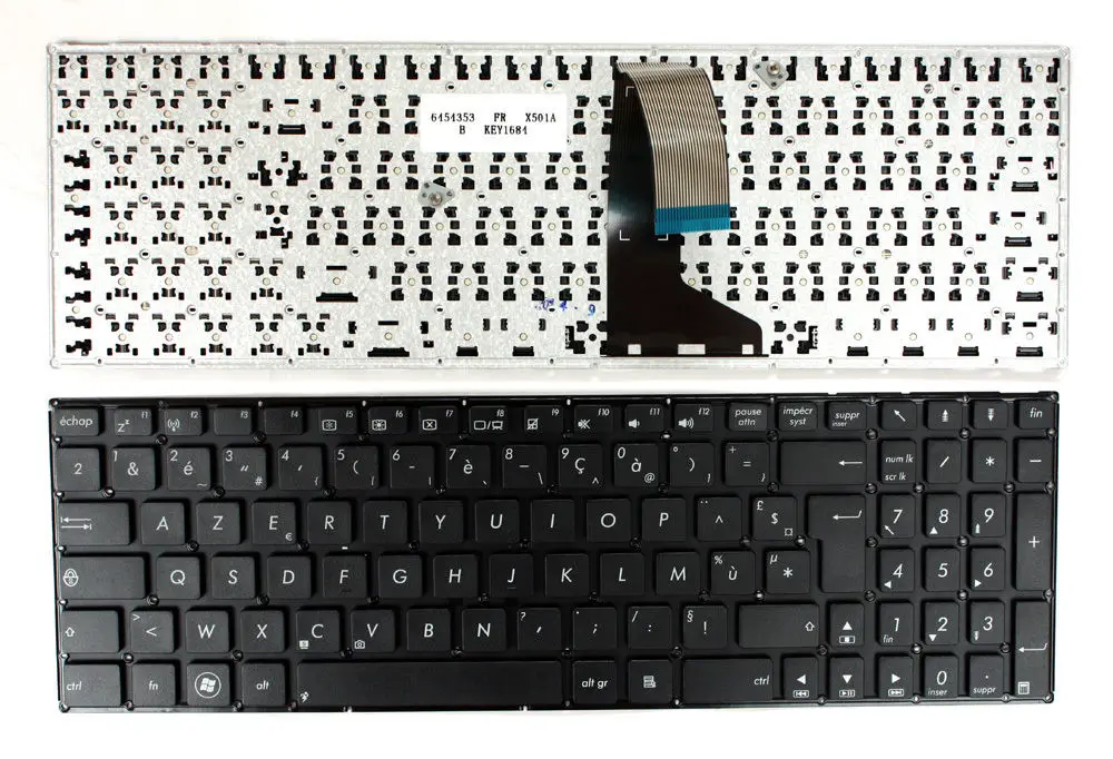 Новый ноутбук клавиатура для ноутбука ASUS X501A-XX145 французский/FR макет