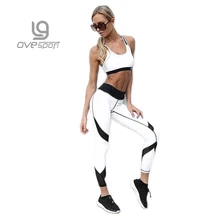 OVESPORT Women’s Fitness Leggings Workout Leggins Women Sports Pants Push Up Yoga Pants Elastic Bodybuilding Trousers For Female
