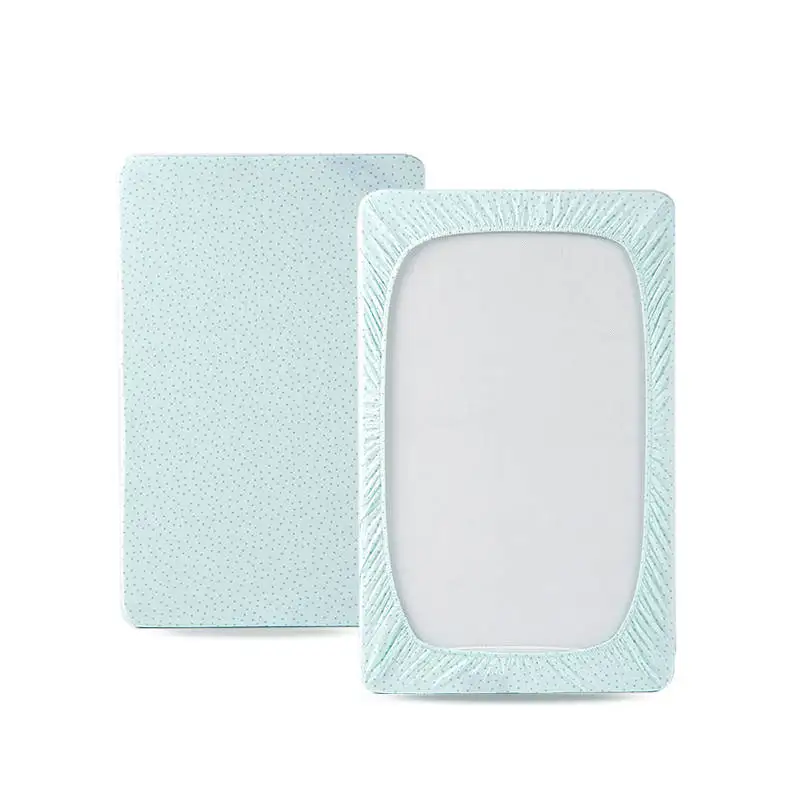 Mint Green Newborns Crib Fitted Sheet Baby Bed Mattress Cover Protector Good Quality Printed Baby Bed Sheet Crib Bedding Mint Green Newborns Crib Fitted Sheet Baby Bed Mattress Cover Protector Good Quality Printed Baby Bed Sheet Crib Bedding