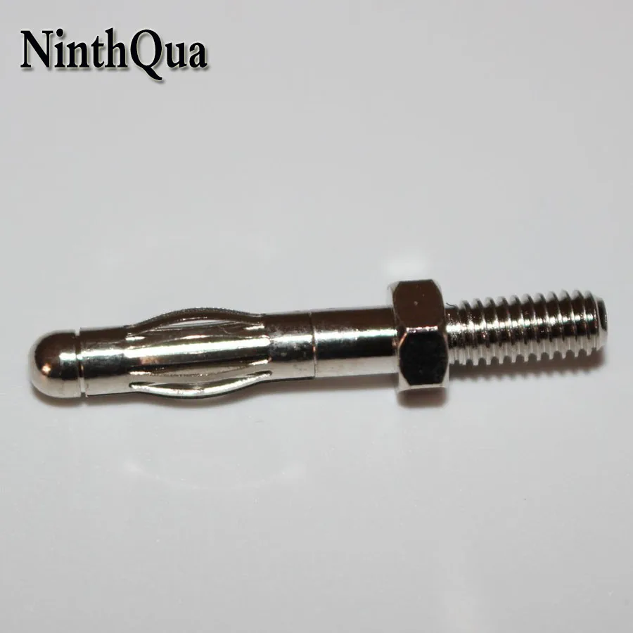 200pcs Thread 4mm Banana Plug for Panel Mount M4 Bolt Fitted