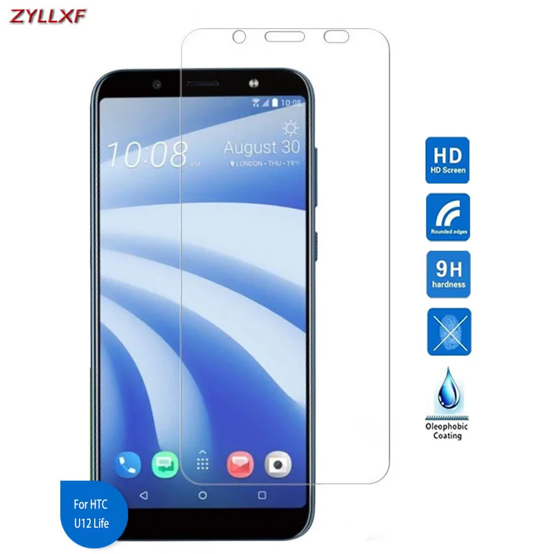 

Tempered Glass For HTC U12 Life Screen Protector Film 9H 2.5D 6 inch For HTC 12 Plus Safety Protector film On U12Life 12Plus