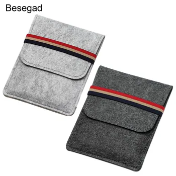 

Besegad Felt Tablet Protective Case Bag Pouch Cover Sleeve for Amazon Kindle Voyage Paperwhite 1 2 3 6inch E-Book Reader Gadgets