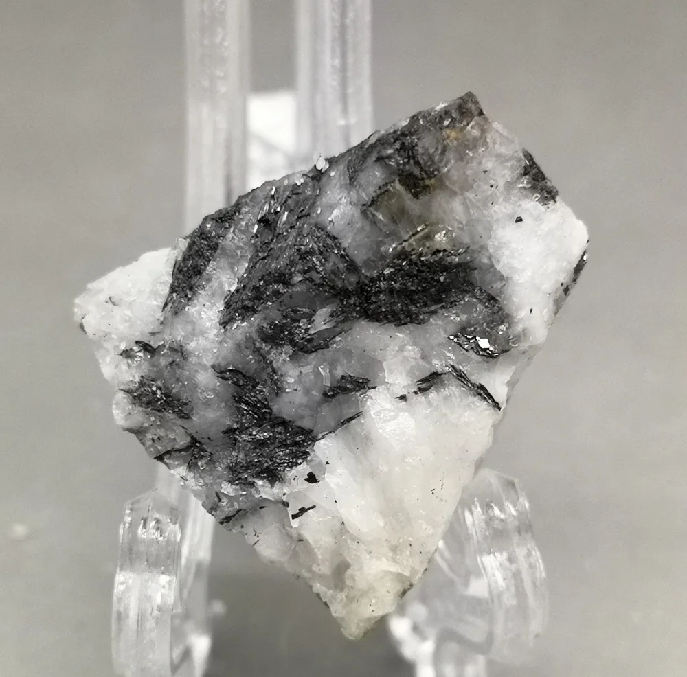 

19g Rare natural Wolframite and silica ore symbiotic mineral teaching specimen collection mineral stone