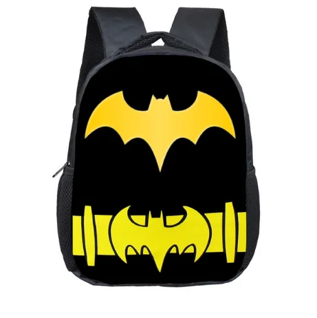 12 дюймов супер герой Бэтмен Железный человек школьные рюкзаки Детский сад Книга сумка повседневные детские школьные сумки Mochila Infantil - Цвет: 009