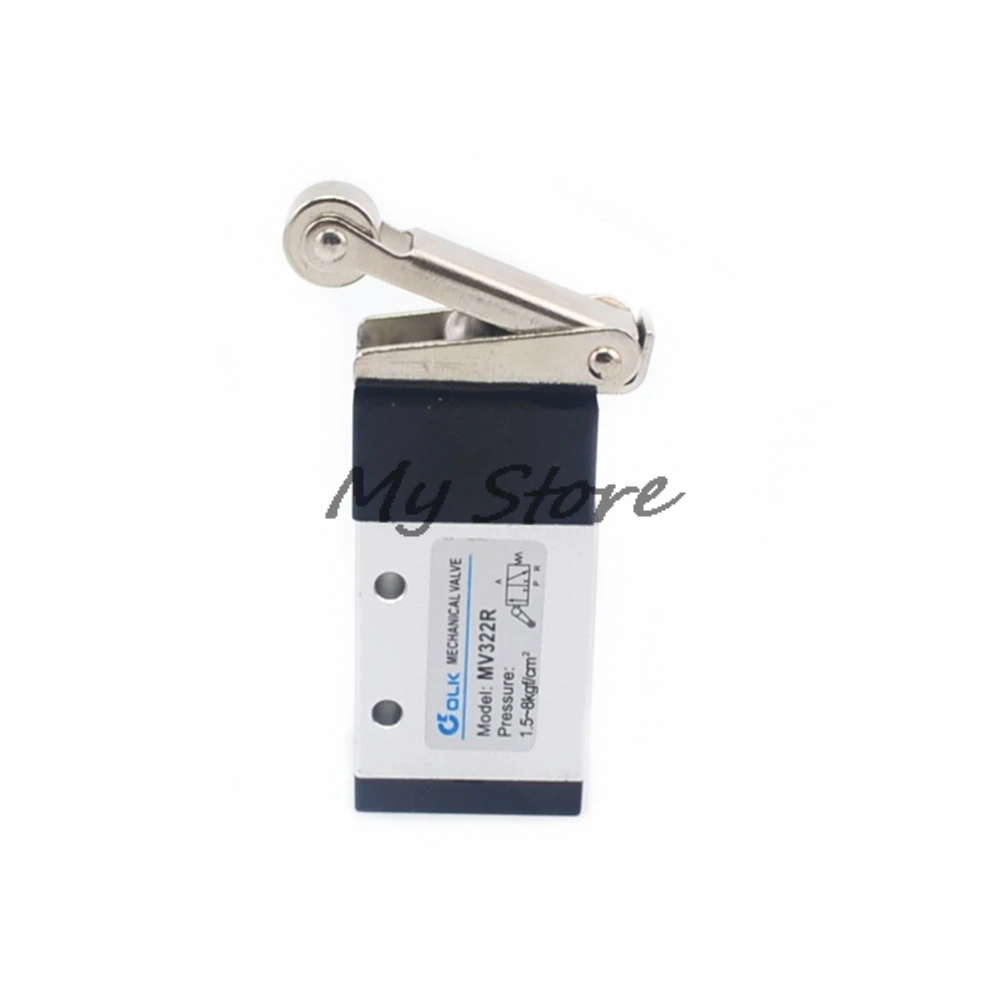 

MV-09 Roller Lever Button 2 Position 5 Way Mechanical Valve Pneumatic Switch