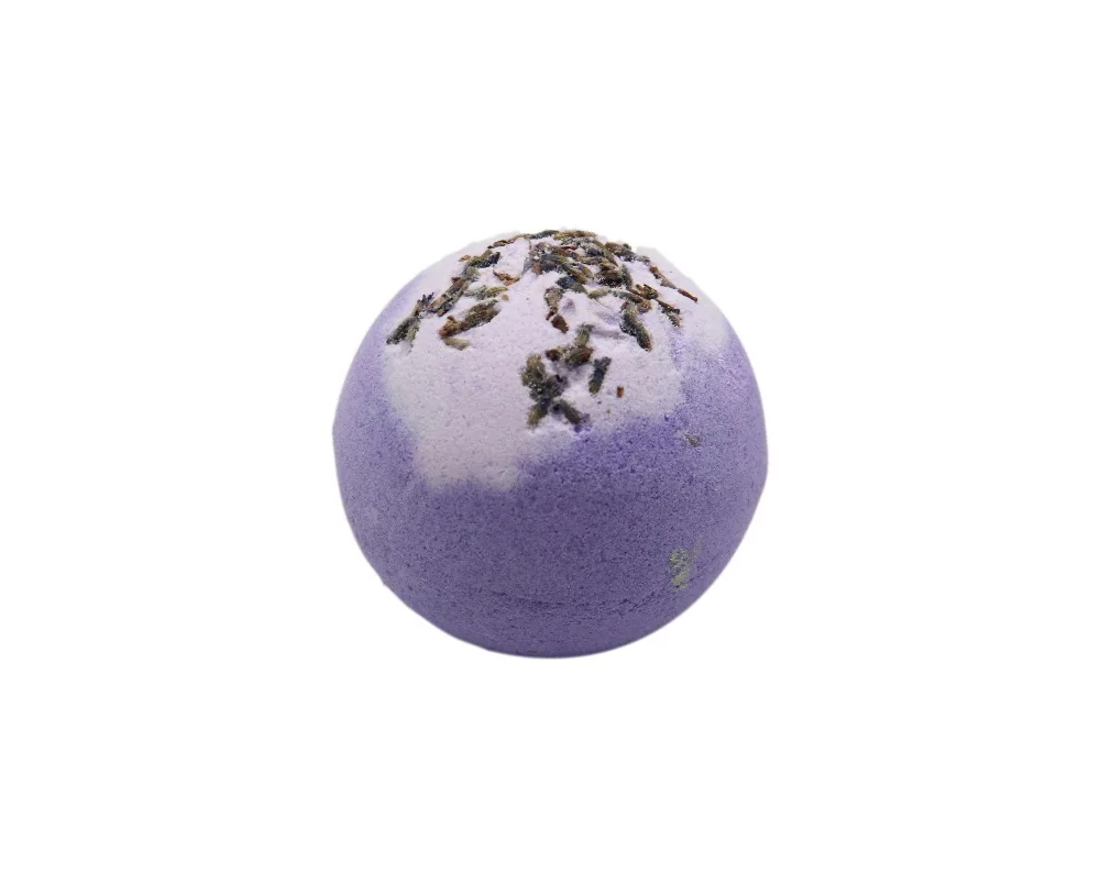 

120g Organic Bath Bombs Dried Flower Petals Round Sea SaltMoisturizing Nourishing Lavender Rose Handmade SPA Christmas Gift Bat
