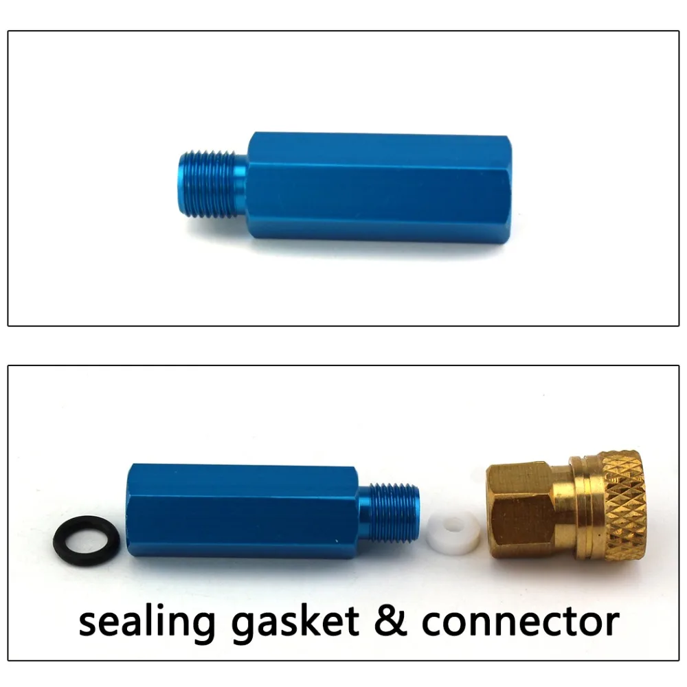 Насос высокого давления фильтр PCP Пейнтбол Airforce M10x1 40MPA фильтрация воздуха 50 см шланг M10x1 маленькая трубка водно-масляный сепаратор синий
