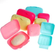 Мыльница для ванной комнанты тарелка чехол для дома душ путешествия Туризм держатель Контейнер пластиковая мыльница дозатор для мыла стойка с пряжкой