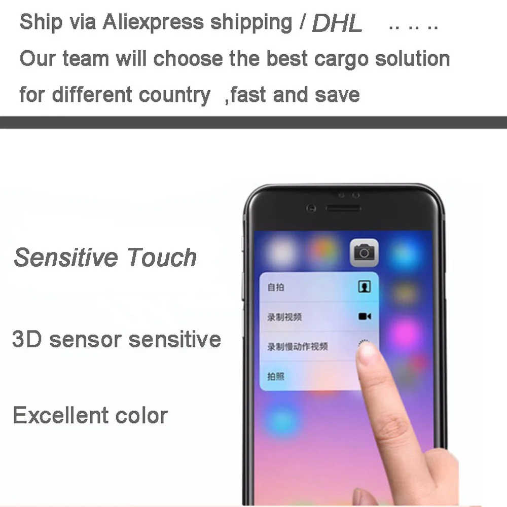 Для Apple iPhone 7 Plus Замена ЖК-экрана, ЖК-дисплей с 3D сенсорной установка преобразователя экрана для Apple iPhone 7 Plus запасных частей