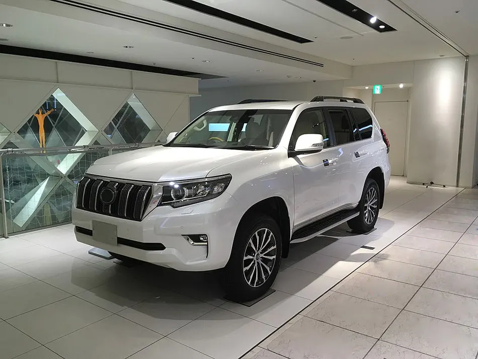 Передняя и нижняя решетка из АБС пластика для toyota land cruiser prado 150 2018 2019