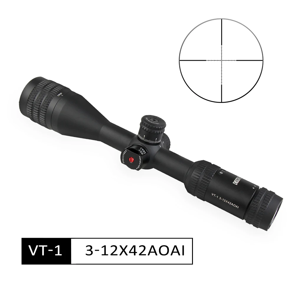 Discovery VT 1 3 12X42AOAI Reticle Optic Scope Sights