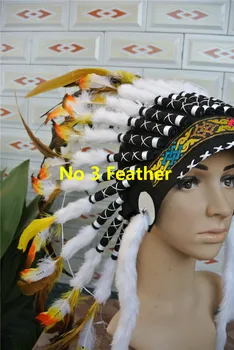 

Orange feather Headdress headpiece costume feather headpiece halloween costume party event decor