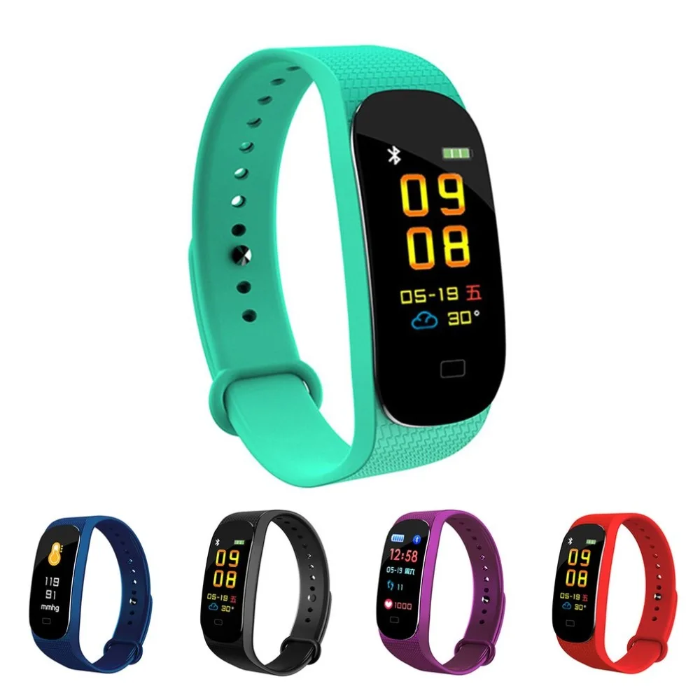 Color Screen Smart Bracelet M5 ECG Heart Rate Blood Pressure Exercise Step Bracelet Sports Watch for Android iOS
