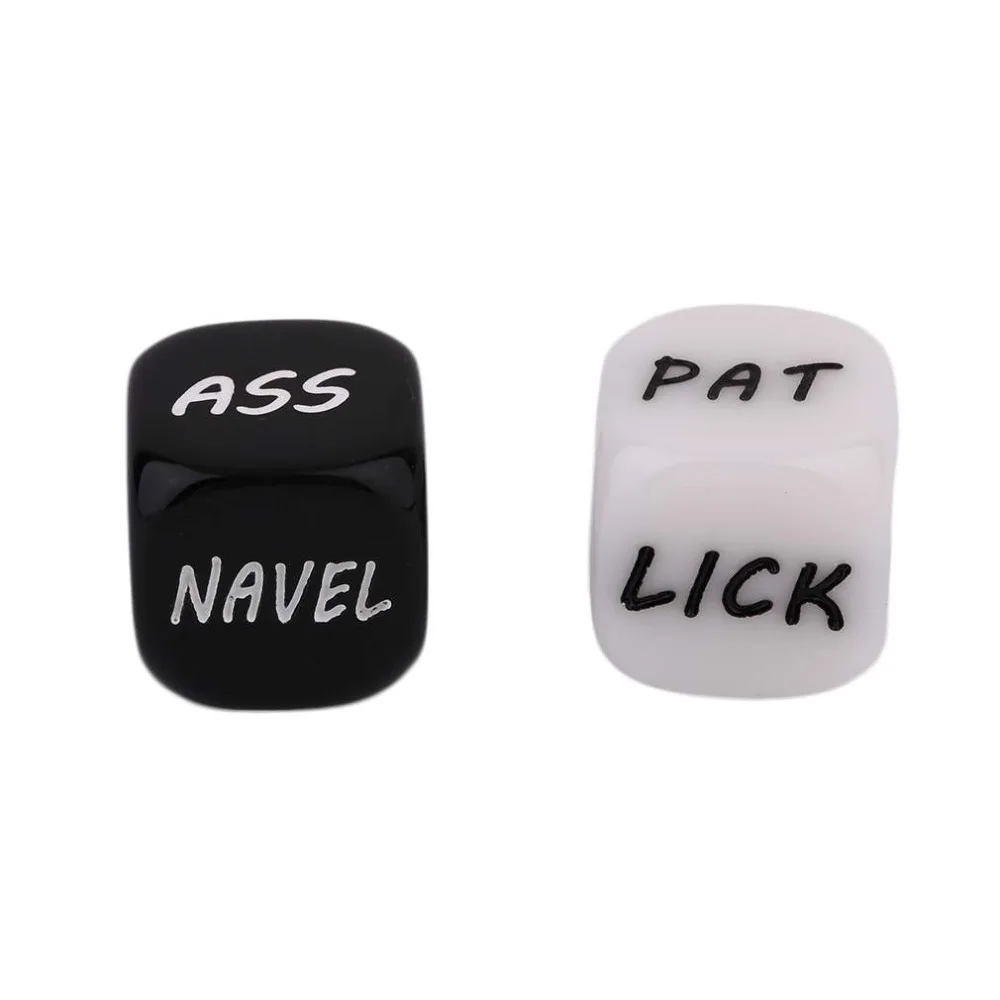 

Funny Dice 2 PCS a Set Romance Love Humour Games Craps Pipe Toys New Sale