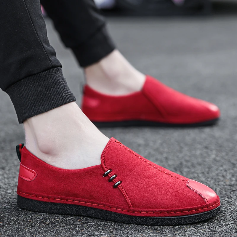 

2019 new summer men's shoes Korean version of the trend of wild peas shoes men's spring casual shoes breathable lazy tide shoes