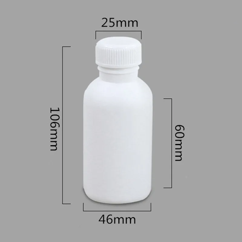 100ML narrow 600 шт. фторированные пластиковые бутылки 100 мл хорошее герметизация пестицидов бутылки химический органический растворитель пакет контейнер - Цвет: 100ML narrow