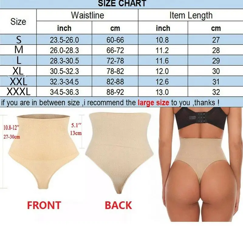 1pc Seamless High Waist Belly Hip Breathable Seamless Ladies Body Shaping Underwear Slimming Control Panties