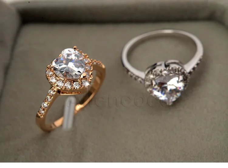Летний инкрустированный голубой ледяной кристалл от Swarovski кольцо для женщин Мода 925 ювелирные кольца стерлингового серебра 925