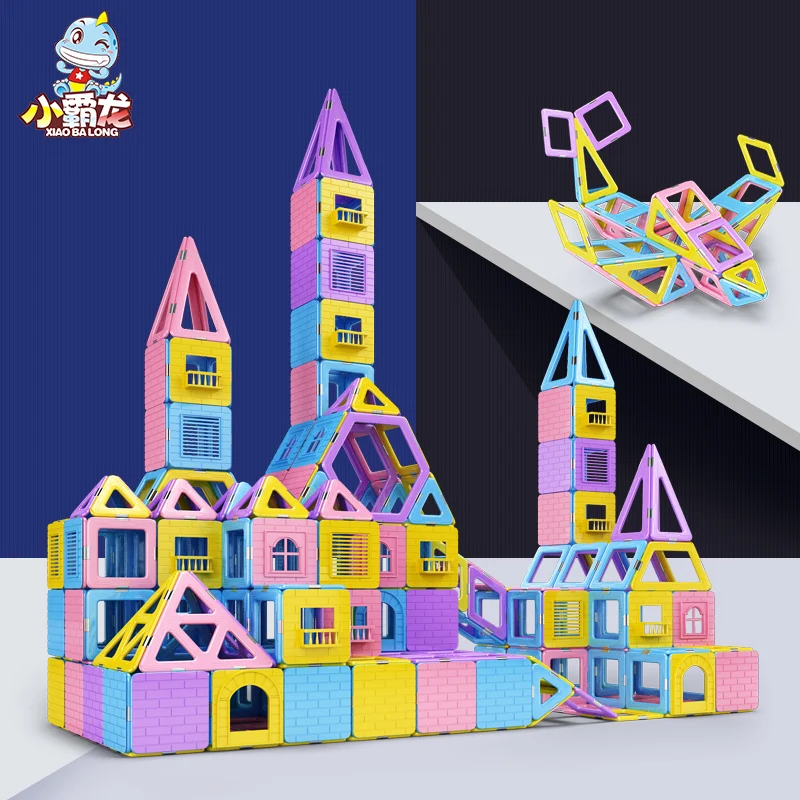 

Magnetic Blocks 52/70/76/86/122/142pcs Upgrade Constructor Toy Magnet Designer Toys for Kids High Quality